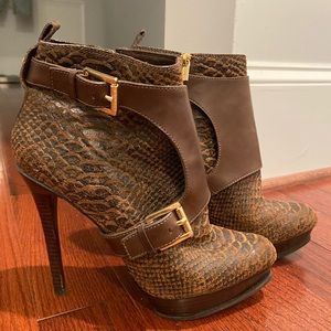 Michael Kors Embossed Booties